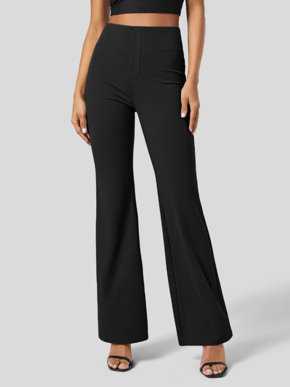 Halara Flex™ High Waisted Back Side Pocket Slight Flare Work Pants